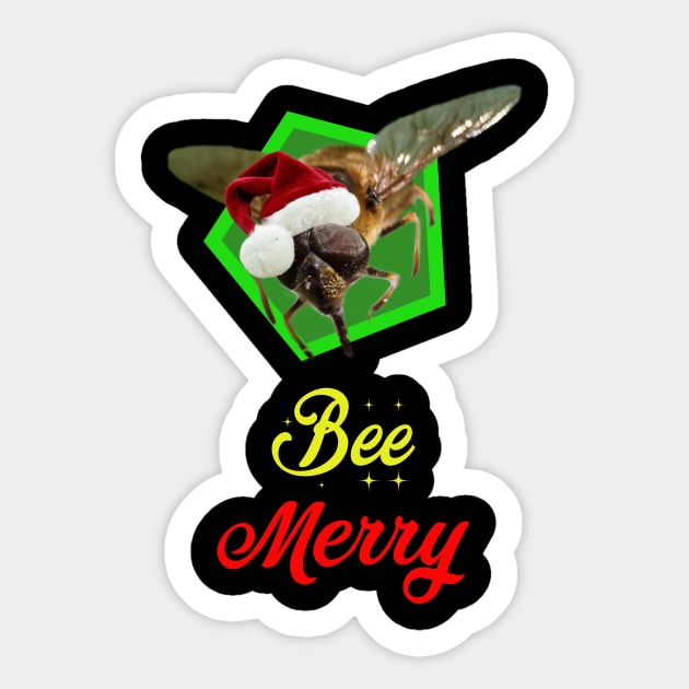 Bee Merry Sticker by Pirino